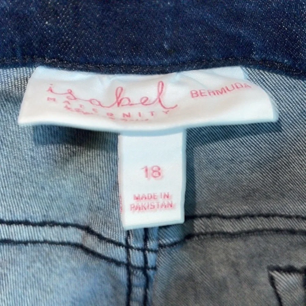 Isabel Maternity by Ingrid‎ & Isabel Side Panel Bermuda Maternity Jean Size 18